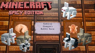 SMALL SIMPLE RABBIT FARM  -  Minecraft Modded Ep46 screenshot 2