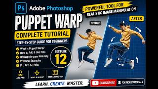 Photoshop Puppet Warp Tool Explained | Full Tutorial in Urdu/Hindi | Beginner to Advanced Guide