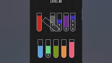 لغز فرز المياه ٨٠ | Water Sort Puzzle Level 80