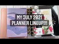 July 2021 Planner Lineup | New Erin Condren Happy Planner