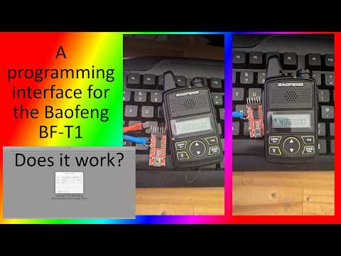 A programming interface for the Baofeng BF-T1