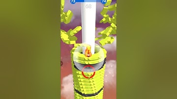 stack Ball 3D gameplay 😁😁 level 73 😄#shorts #games #gameplay