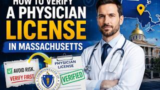 How to verify a physician license in Massachusetts