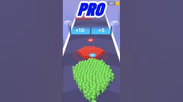 Count Masters Crowd Runner 3D Noob vs Pro vs Hacker #shorts