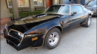 Pontiac Firebird Black Late 1970 Golden Eagle 360 Degrees Walk around the Car HELP CONFIRM YEAR by carandtrain 102 views 1 month ago 1 minute, 35 seconds