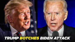 Trump Hilariously Flubs His Attempt To Paint Biden As Cognitively Impaired