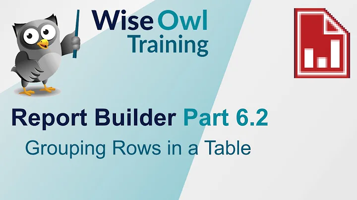 SSRS Report Builder Part 6.2 - Grouping Rows in a Table