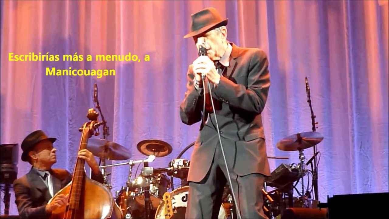 Leonard Cohen La Manic (Traducida) YouTube