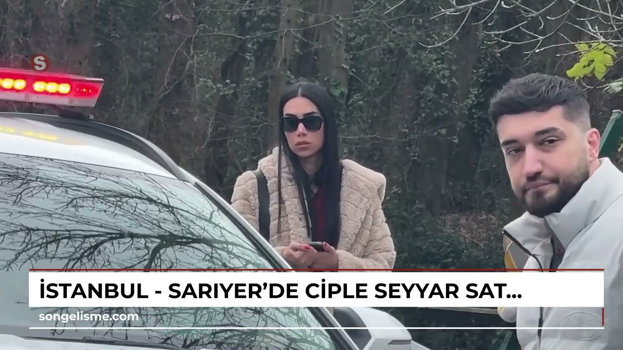 İstanbul - Sarıyer’de ciple seyyar satıcıya çarpıp mesire alanına uçtu