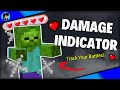 Minecraft DAMAGE INDICATOR Addon! - Best PVP Addon [Bedrock/MCPE]