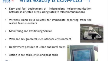 Earthquake Crisis Management (ECM Plus) Video Presentation