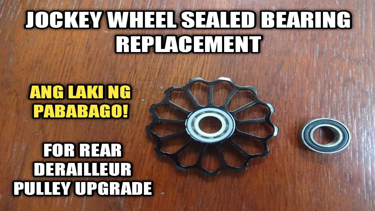 Jockey Wheel Sealed Bearing Replacement I Less friction for better