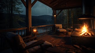 Nature's Symphony: Falling Rain, Cracking Fire, and Sweet Dreams