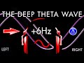 The deep theta self inducer wave  1hr pure binaural beat session at 6hz intervals