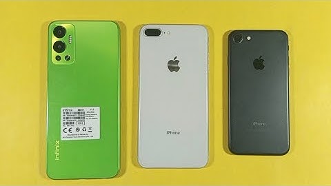 Iphone 8 plus Vs Iphone 7 Vs Infinix Hot 12 | Speed Test & Comparison