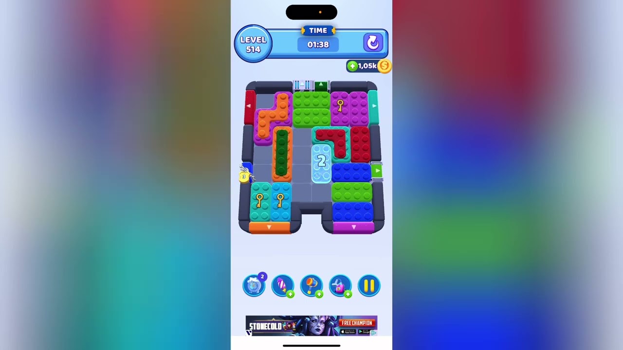 Color Block Jam Level 514 Solution Walkthrough - YouTube