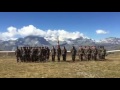 Chant promotion colonel michel vallette dosia  au fort de la turra 2507m