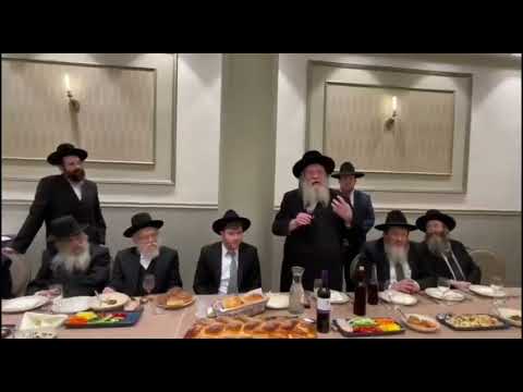 הגר"ש אלתר ביים שמחת השבע ברכות לבן ראש מוסדות "תפארת בחורים" הגאון רבי דוד בירנצוויג שליט"א