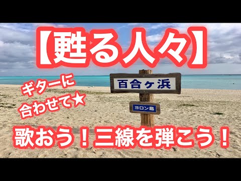 【カラオケ】甦る人々を歌おう、三線を弾こう！ザ・コブラツイスターズ/ cover /沖縄ギタリストJIN