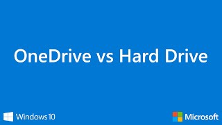 hard drive vs onedrive!