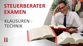 Steuerberaterexamen: Mit der richtigen Klausurentechnik eine 3,0! Steuerberater Christoph Juhn