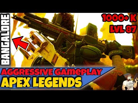 Apex Legends - Bangalore - 1000+K Lvl 87 - Aggressive Gameplay - 동영상