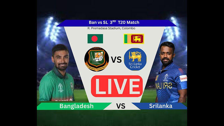 BAN vs SL Live Match Today | Bangladesh vs Sri Lanka 3rd T20I 2025 | Live Cricket Match Streaming