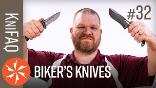 KnifeCenter FAQ #32: Knives for Motorcycles? + Bushcraft Tomahawks, Crossbar Locks & Pocket Cleavers