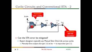 TAU 2021 Keynote - Asynchronous STA (ASTA) for Cyclic and Asynchronous Circuits
