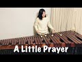 【マリンバ】E.グレニー/小さな祈り A Little Prayer (E.Glennie) 【marimba】