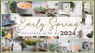 🌸 SPRING DECORATE WITH ME│EARLY SPRING DECORATING IDEAS│DECORATING FOR SPRING/ EASTER│SPRING DECOR🌸