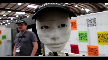 Inmoov robot på Maker Faire Bay Area 2016