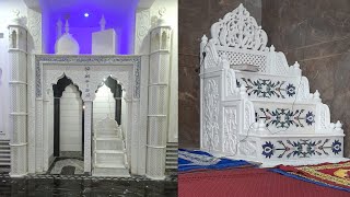 masjid ke member our mehrab kaise banaye,🕌, makrana marble mai banaye gya #viralvideo 👍Like comment