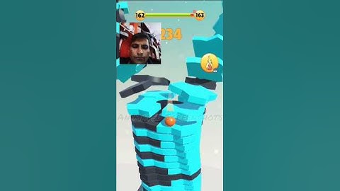 Stack Ball 3d Game162| #shortsfeed #shorts #trending #animatedscreenshots #stackballgame