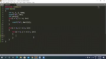 [HINDI]Bubble sort Programming in C language in Hindi|Bubble Sort C Program| Solution with Example.