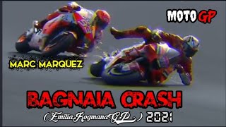 Bagnaia Crash...!!! EmiliaRogmanaGp 2021 #shorts