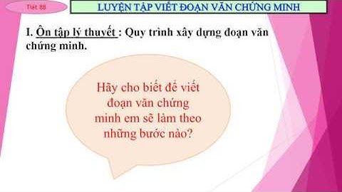 Ngữ văn 7 luyện tập viết đoạn văn chứng minh năm 2024