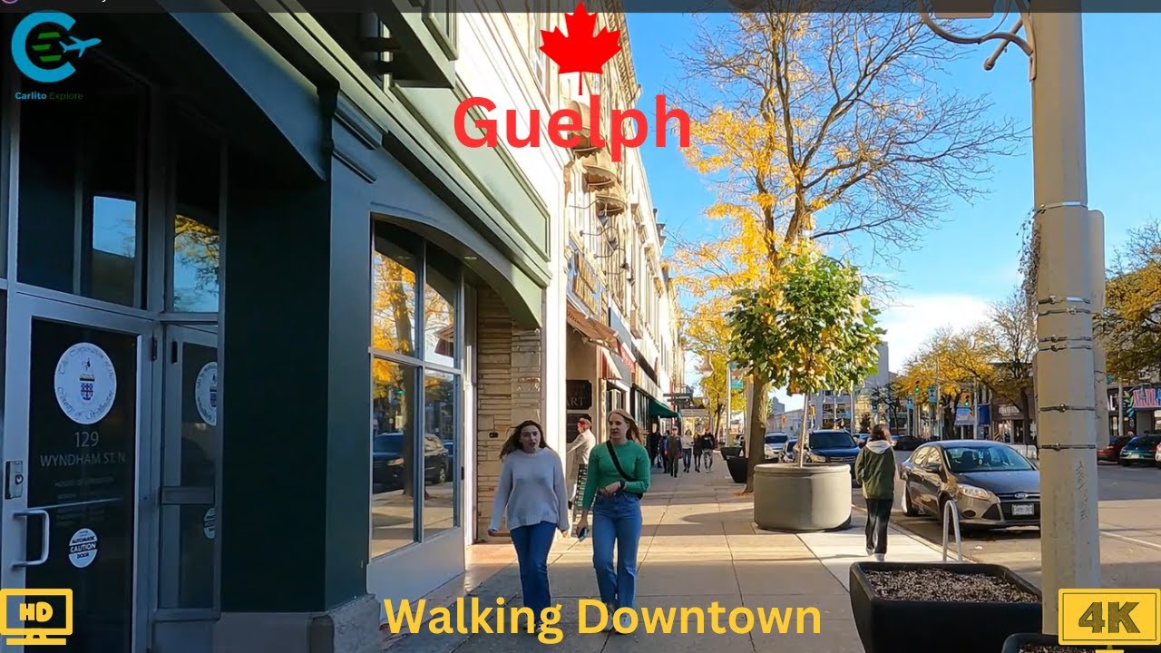 Walking Tour Wyndham St. Guelph, Ontario. Canada Virtual Tour Wyndham