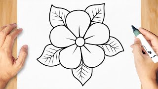 How to Draw a Flower Step by Step for Beginners