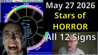 Wed May 27 2026 astrology: ALL 12 SIGNS, Stars of Horror