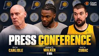 Rick Carlisle, Jarace Walker & Ivica Zubac Media Availability | October 9, 20 | CourtVision Analysis