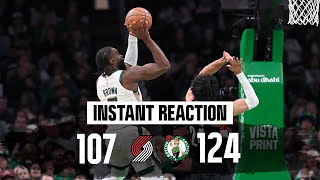 INSTANT REACTION: Jaylen Brown reaches historic milestone in Celtics' win vs. Portland Trail Blazers