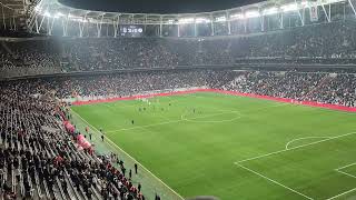 Beşiktaş - Konya Ztk Çeyrek Fi̇nal Cenk Tosunun Golü Sonrası İnönü Stadyumu