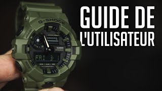 Comment Utiliser une Montre Casio G-Shock (Guide de l’utilisateur 101)