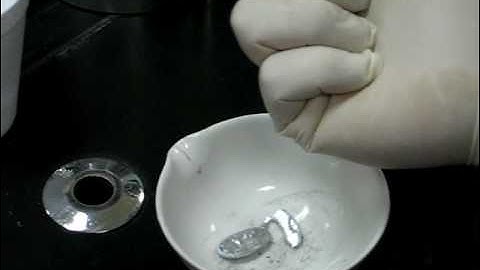 Frozen Mercury turns to Liquid