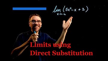 How to Find Limits with Direct Substitution in CALCULUS - Plug in and see!