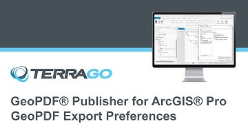 GeoPDF Publisher for ArcGIS Pro - Export Preferences