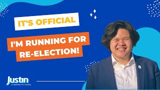 It's Official – I'm Running for Re-Election
