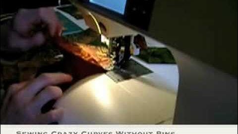 Sewing Crazy Curves Without Pins