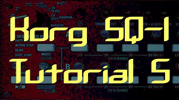Korg SQ1 Tutorial 5: Sequencer Modes 1